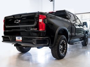 GMC Sierra 1500 Performance Exhaust - Rear - AWE Tuning - Cat Back + Dual Bashguard - `22-`23